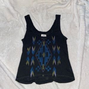 Black American Eagle tank cropped tank top🌺